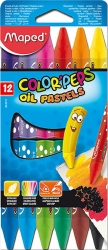 Maped Color' Peps Λαδοπαστέλ 12χρ 864010