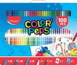 Maped Color' Peps Σετ Ζωγραφικής 100τμχ 907003