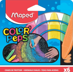 Maped Color'Peps Κιμωλίες Πεζοδρομίου 6τμχ 936010