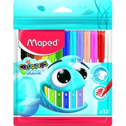 Maped Color'Peps Ocean Μαρκαδόροι Λεπτοί 12χρ 845720