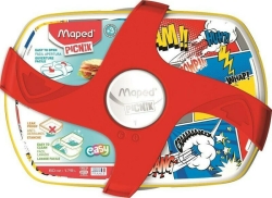 Maped Concept Πλαστικό Παιδικό Σετ Φαγητού 1.78lt Comics Μ24 x Π14 x Υ8cm