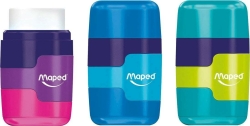 Maped Connect Ξύστρα Διπλή Τετράγωνη Με Γόμα 49221
