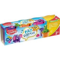 Maped Creativ Πλαστοζυμαράκια Fancy Σε Βαζάκια 4χρ 907201