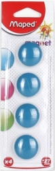 Maped Μαγνήτες 27mm x 4 Tεμάχιο 3 Χρώματα 1 Τεμάχιο 052700