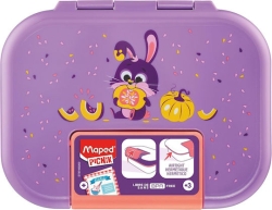 Maped Πλαστικό Παιδικό Δοχείο Φαγητού 0.9lt Μωβ Rabbit 874102