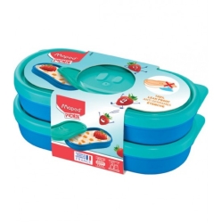Maped Πλαστικό Παιδικό Σετ Φαγητού Μπλε Μ15 x Π7 x Υ2.5cm