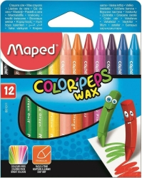 Maped Wax Κηρομπογιές 12χρ