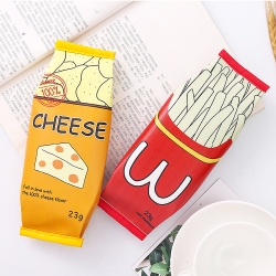 Μολυβοθήκη Με Φερμουάρ Snacks 22x10cm