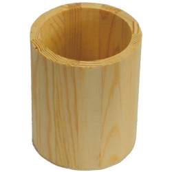 Μολυβοθήκη Ξύλινη Στρογγυλή Υ10cm 24178