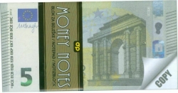 Money Notes 5 Euros 4-24-70