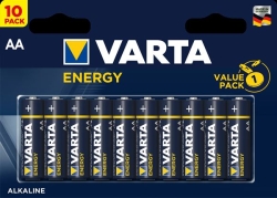 Μπαταρίες VARTA Αλκαλικές LR06 ΑΑ 1,5V 10τμχ