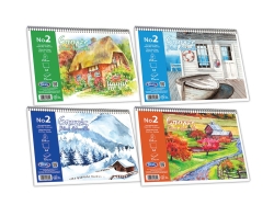 Skag Μπλοκ Ακουαρέλας Νο2 Α4 250gr 15φ 
