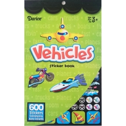 Μπλοκ Με Διάφορα Αυτοκόλλητα Vehicles 021665