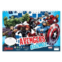 Διακάκης Μπλοκ Ζωγραφικής 23x33cm 40φ Captain America 506008