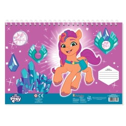 Μπλοκ Ζωγραφικής 23x33cm 40φ Με Αυτοκόλλητα My Little Pony 1 483144