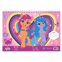 Μπλοκ Ζωγραφικής 23x33cm 40φ Με Αυτοκόλλητα My Little Pony 2 483144
