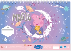 Μπλοκ Ζωγραφικής 23x33cm 40φ Peppa Το Γουρουνάκι Space 482626