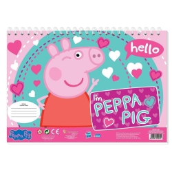 Διακάκης Μπλοκ Ζωγραφικής 23x33cm 40φ Peppa Το Γουρουνάκι 482694