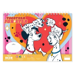 Μπλοκ Ζωγραφικής 23x33cm Με Αυτοκόλλητα Dalmatias 40φ 563550