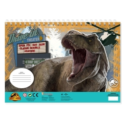 Μπλοκ Ζωγραφικής 23x33cm Με Αυτοκόλλητα Jurassic 40φ 570911
