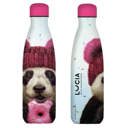 Μπουκάλι Θερμός Ανοξείδωτο 500ml 26,5x7cm Lucia Panda 470057