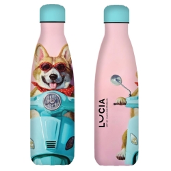 Μπουκάλι Θερμός Ανοξείδωτο 500ml 26,5x7cm Lucia Dog 470052