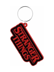 Stranger Things Rubber Keychain Logo 6 cm