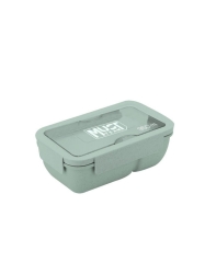 Must Φαγητοδοχείο 950ml Πλαστικό Με Πιρούνι Και Κουτάλι Μέντα 585182