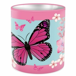 Must Μολυβοθήκη Μεταλλική 10x11cm Butterfly 584637