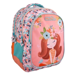 Must Multi Τσάντα Πλάτης Δημοτικού 4 Θήκες Girl Flowers 585823