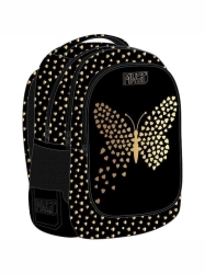 Must Σχολική Τσάντα Πλάτης Gold Butterfly 586521