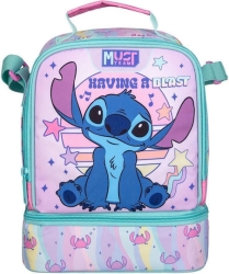 Must Team Lilo & Stitch Σχολικό Ισοθερμικό Τσαντάκι Φαγητού Ώμου 7lt Ροζ Lilo & Stitch 22x16x28εκ.