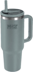 Must Team Ποτηρι  Ανοξειδωτο Θερμος 1.200Ml Με Καλαμακι 14,6X27Εκ Πρασινο