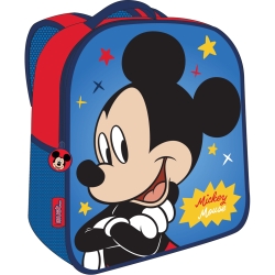Must Τσάντα Πλάτης Νηπιαγωγείου 26x10x32cm Mickey Mouse 3D 564327