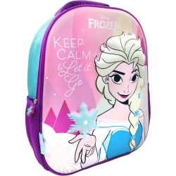 Must Τσάντα Πλάτης Νηπιαγωγείου 26x10x32cm Frozen 3D Keep Calm & Let It Go 564326
