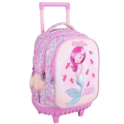 Must Τσάντα Τρόλεϊ Δημοτικού 3 Θήκες Mermaid Vibes 585843