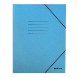 A&G Ντοσιέ Λάστιχο Πρεσπάν 25x35cm Ανοιχτό Μπλε