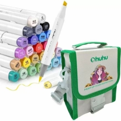 Ohuhu Honolulu Alcohol Art Markers Σετ Μαρκαδόρων 72 χρωμάτων Brush & Chisel Y30-80401-95