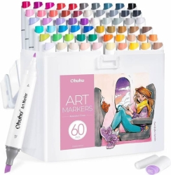 Ohuhu Kaala Alcohol Art Markers Σετ 60τεμ Landscape Tones 80402-38