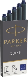 Parker Ανταλλακτικό Μελάνι για Πένα σε Μπλε χρώμα 5τμχ