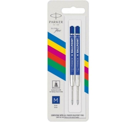 Parker Ανταλλακτικό Μελάνι Για Στυλό Economy Blue Med BL2
