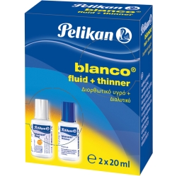Pelikan Σετ Διορθωτικό Υγρό & Διαλυτικό 2x20gr 335778