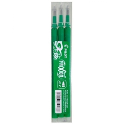 Pilot Frixion Ανταλλακτικά 0.7mm Πράσινα Σετ 3τμχ BLS-FR7-G-S3