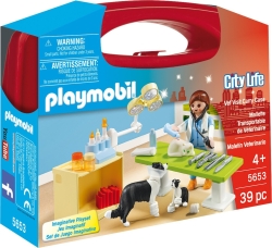 Playmobil City Life Βαλιτσάκι Κτηνιατρείο για 4+ ετών 5653