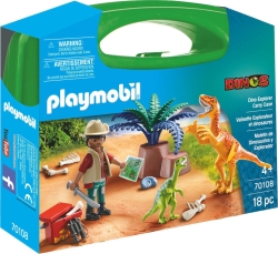 Playmobil Dinos Dino Explorer Carry Case για 4+ ετών 70108