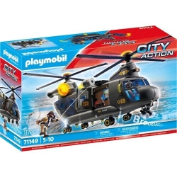 Playmobil Ελικόπτερο Ειδικών Δυνάμεων Με Δύο Έλικες 71149