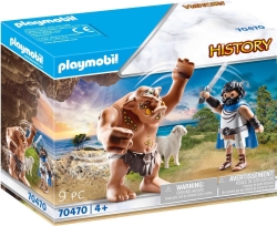Playmobil History Ο Οδυσσέας & ο Κύκλωπας Πολύφημος για 4+ ετών 70470