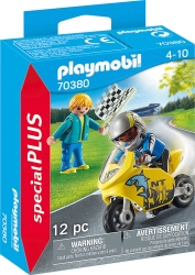 Playmobil Special Plus Αγόρια Με Μοτοσυκλέτα για 4+ ετών 70380