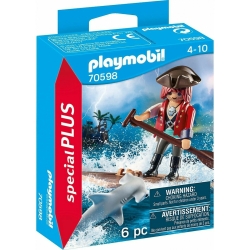 Playmobil Special Plus Πειρατής Με Σχεδία Και Καρχαρίας για 4+ ετών 70598