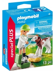 Playmobil Special Plus Vet with Calf για 4+ ετών 70252